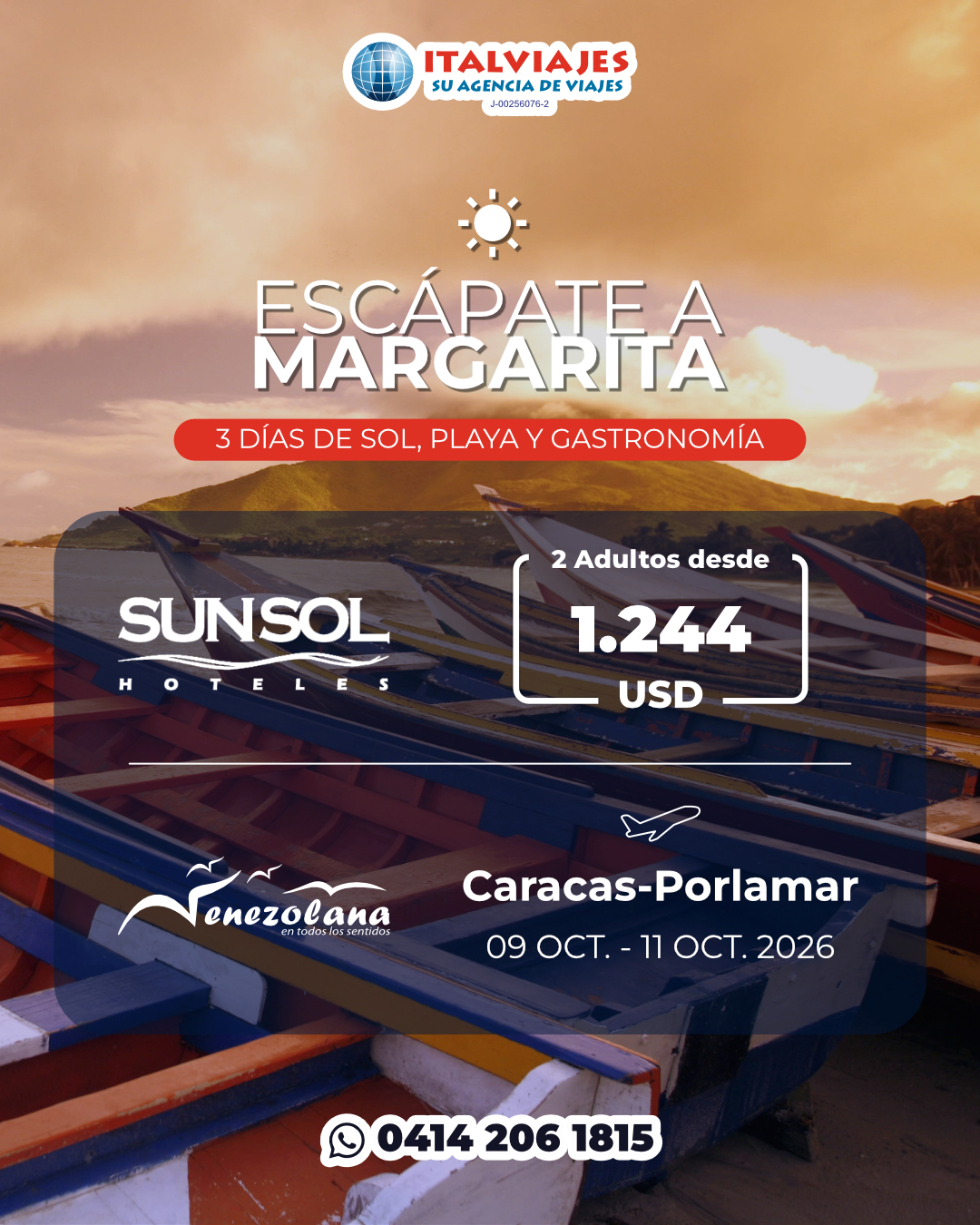 ¡Escápate a Margarita!